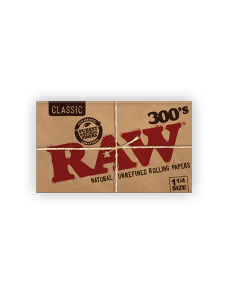 RAW Classic 300s 1 1/4 Rolling Papers