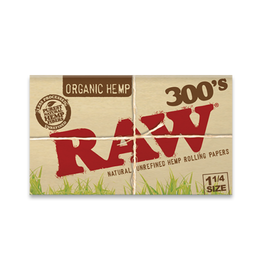 RAW Organic 300s 1 1/4 Rolling Papers