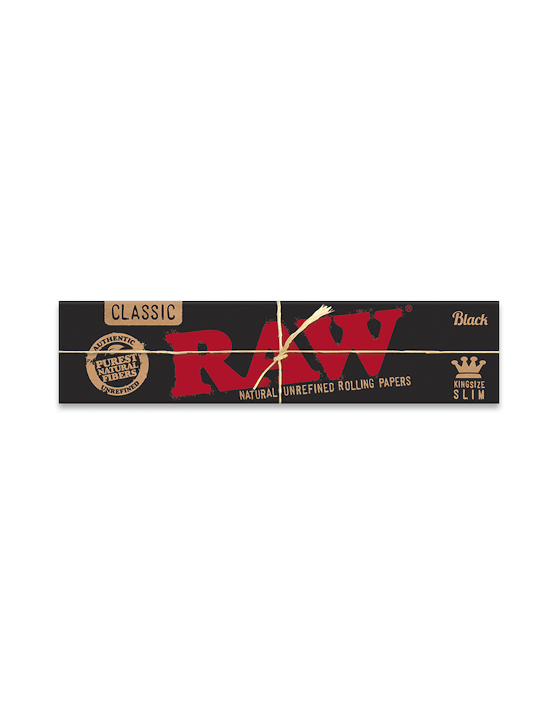 RAW Black King Slim Rolling Papers