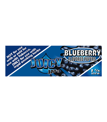 Juicy Jay's Juicy Jay's Blueberry 1 1/4 Hemp Rolling Papers