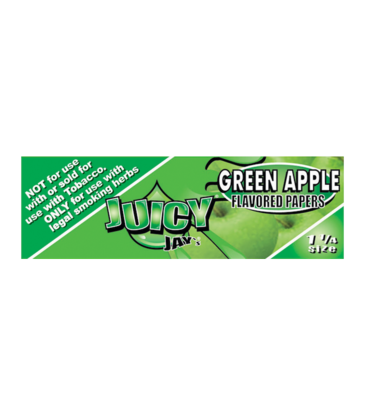 Juicy Jay's Juicy Jay's Green Apple 1 1/4 Hemp  Rolling Papers