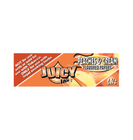 Juicy Jay's Peaches & Cream 1 1/4 Rolling Papers