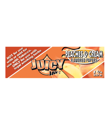 Juicy Jay's Juicy Jay's Peaches & Cream 1 1/4 Rolling Papers
