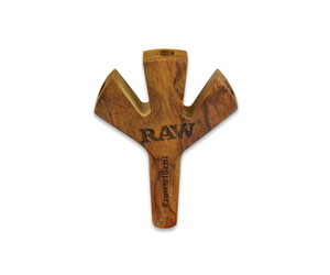 RAW Trident Wooden Cigarette Holder | Mushroom New Orleans