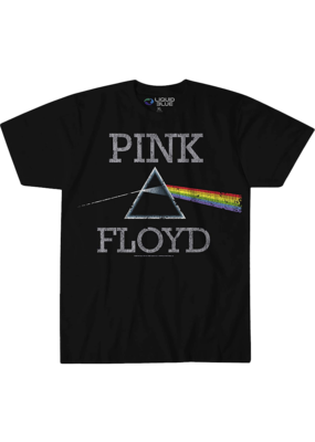 Dark Side Oil Paint Adult Tie Dye Pink Floyd T-Shirt