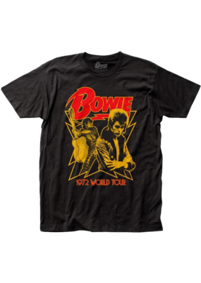 David Bowie - 1972 World Tour Fitted T-Shirt