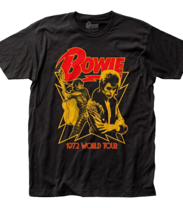 David Bowie - 1972 World Tour Fitted T-Shirt