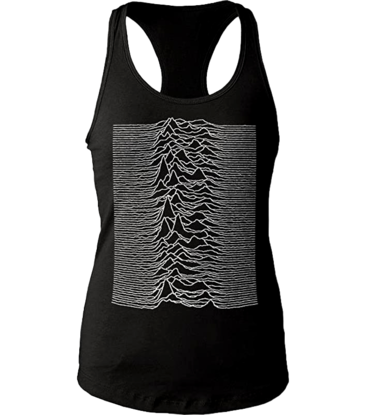 Joy Division Unknown Pleasures Junior Women's Racerback Tank Top