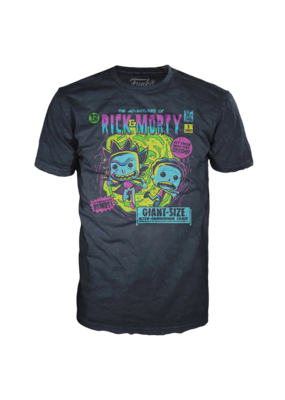 Rick and Morty Strange Comic Cover Pop! Grey T-Shirt