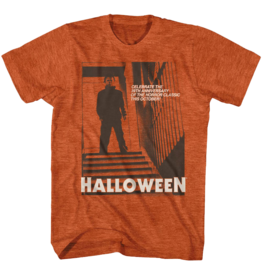 Halloween - Stairs Heather Orange T-Shirt
