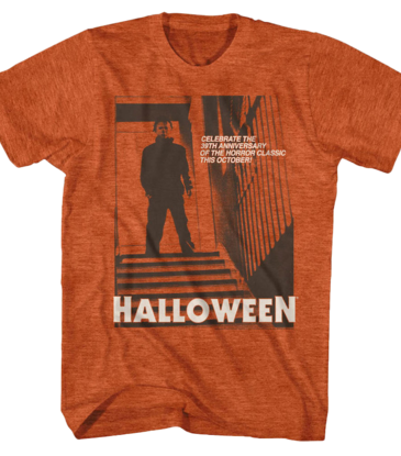 Halloween - Stairs Heather Orange T-Shirt