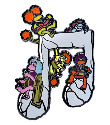 Fraggle Rock Music Note Hat Pin / Lapel Pin