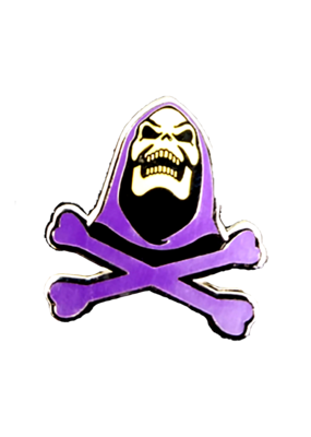 Skeletor Jolly Roger Hat Pin / Lapel Pin