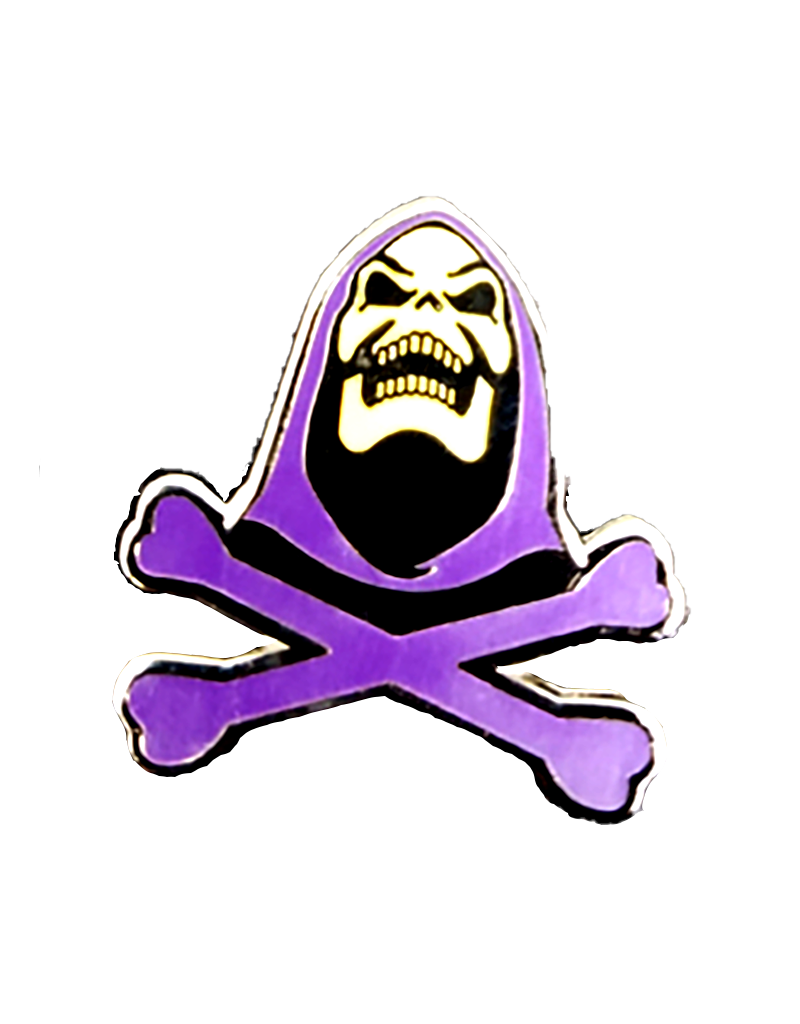 Skeletor Jolly Roger Hat Pin / Lapel Pin