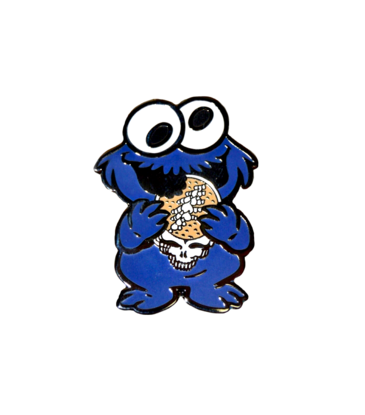 Grateful Dead Cookie Monster Hat Pin / Lapel Pin