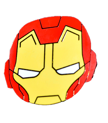 Cute Iron Man Face Hat Pin / Lapel Pin