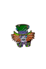 Mad Hatter Skeleton Hat Pin / Lapel Pin