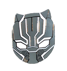 Black Panther Face Hat Pin / Lapel Pin