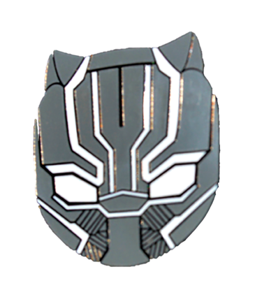 Black Panther Face Hat Pin / Lapel Pin