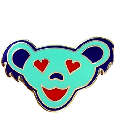 Love Bear Enamel Sea Foam Pin Hat Pin / Lapel Pin