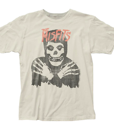 Misfits - Classic Skull Distressed Vintage Fitted T-Shirt