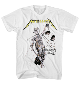 Metallica - And Justice for All White T-Shirt
