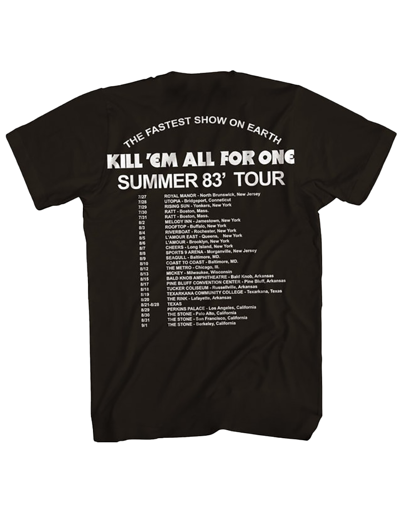 Metallica - Kill 'Em All Summer 83' Tour T-Shirt