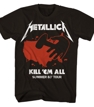 Metallica - Kill 'Em All Summer 83' Tour T-Shirt