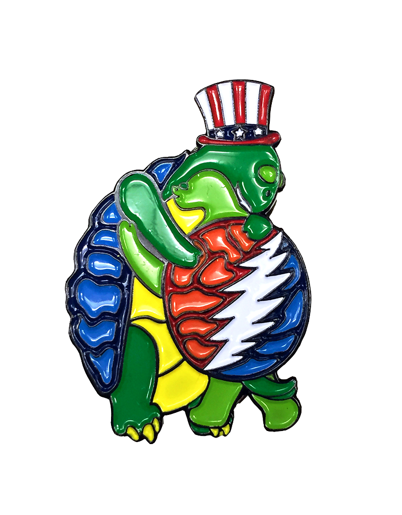 Hugging Terrapin Hat Pin / Lapel Pin