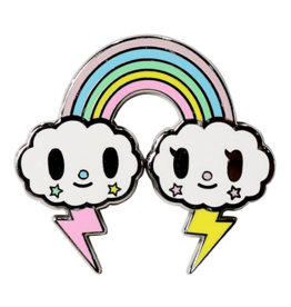 Tokidoki Pastel Pop Rainbow Hat Pin / Lapel Pin