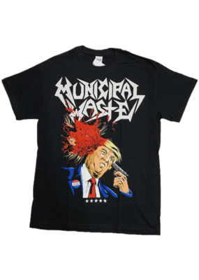 Municipal Waste - Trump Walls of Death Black T-Shirt