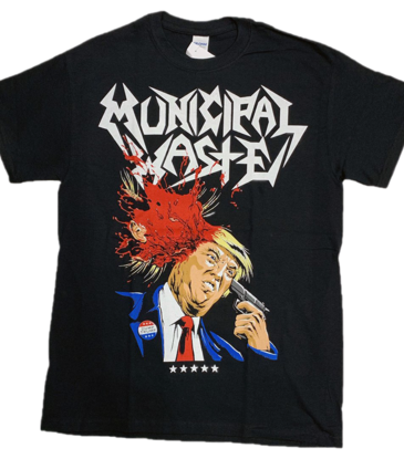 Municipal Waste - Trump Walls of Death Black T-Shirt