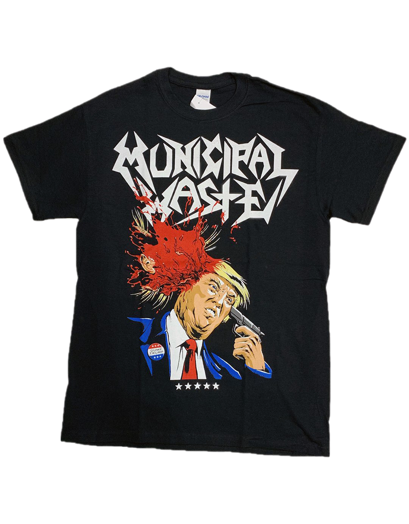 Municipal Waste - Trump Walls of Death Black T-Shirt