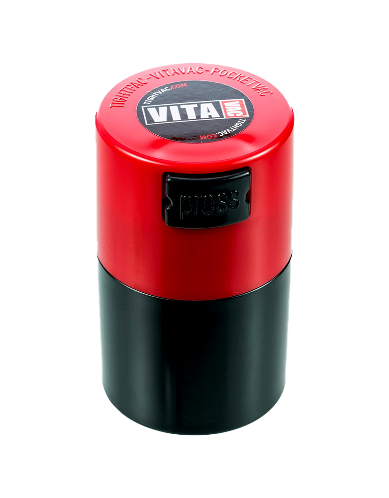 Tightvac Vitavac 0.06 Liters 5g  Black With Color Top 1/8 oz.