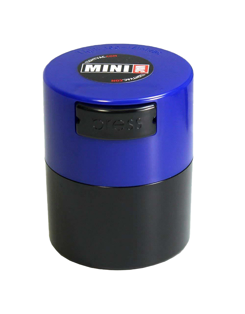 Tightvac Minivac 0.12 Liters 10g Black With Color Top 1/4 oz.