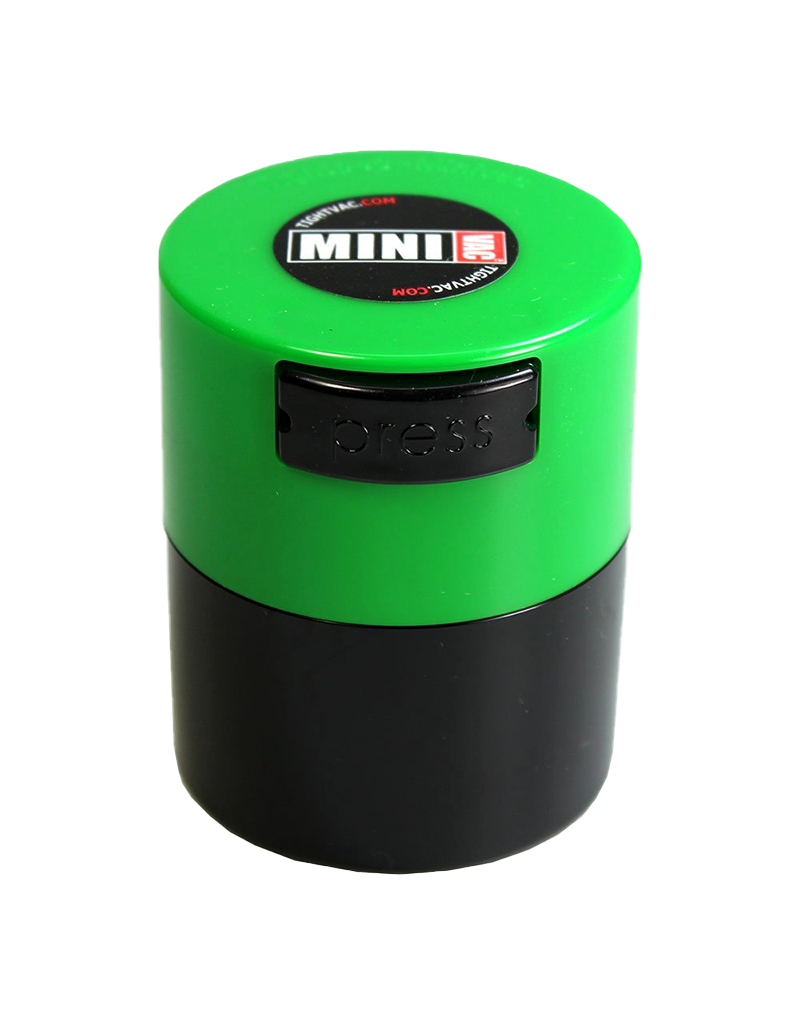 Tightvac Minivac 0.12 Liters 10g Black With Color Top 1/4 oz.