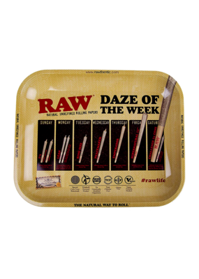 RAW Daze of the Week Rolling Tray Large