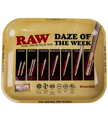 RAW RAW Daze of the Week Rolling Tray Large