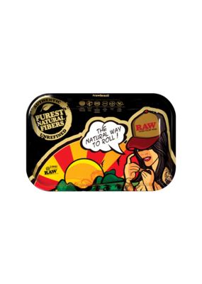 RAW Brazil Girl Metal Rolling Tray Small