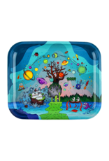 Ooze Tree of Life Metal Rolling Tray Large