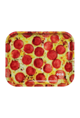 OCB Pepperoni Pizza Metal Rolling Tray Large