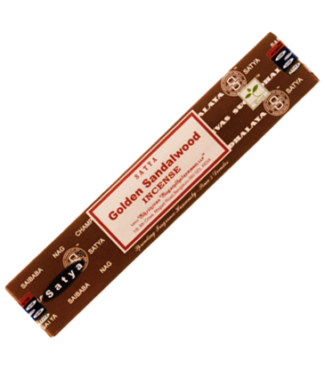 Satya Satya Golden Sandalwood Incense 15 Gram Box