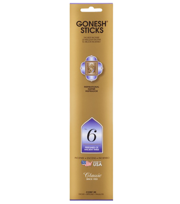 Gonesh Gonesh No. 6 Incense 20 Sticks