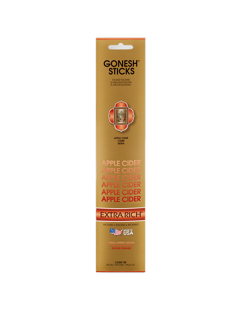 Gonesh Extra Rich Apple Cider Incense 20 Sticks