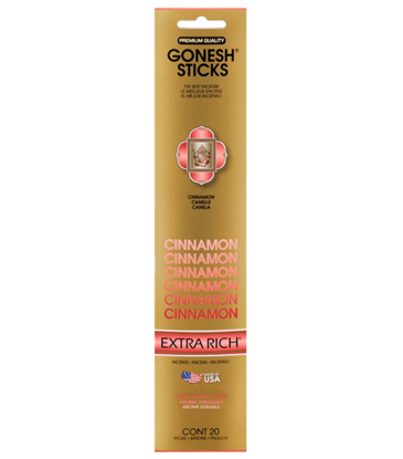 Gonesh Gonesh Extra Rich Cinnamon Incense 20 Sticks