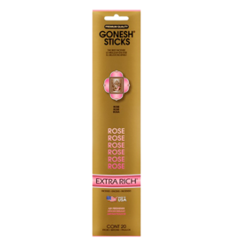 Gonesh Extra Rich Rose Incense 20 Sticks