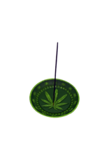 Leaf Round Incense Burner