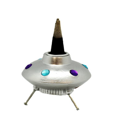 UFO Space Ship Backflow Incense Burner