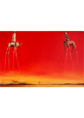 Dali - Les Elephants Poster 36"x24"