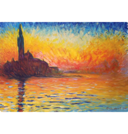 Claude Monet - Dusk In Venice Poster